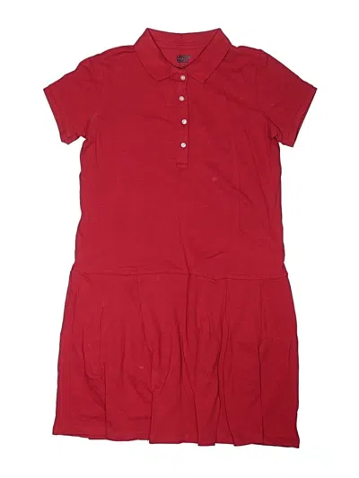 Pre-owned Lands' End Kids'  Dress In Red