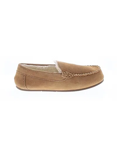 Pre-owned Lands' End Kids'  Dress Shoes In Brown