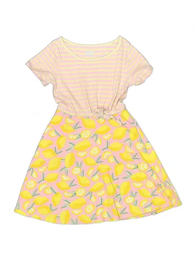 Pre-owned Lands' End Kids'  Dress In Yellow