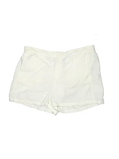 Pre-owned Lands' End Dressy Shorts In White