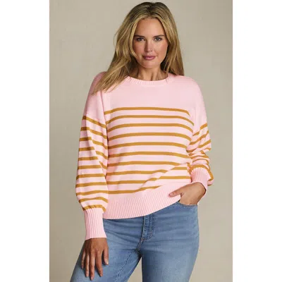 Lands' End Drifter Jersey Crewneck Sweater In Animal Print