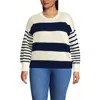 Lands' End Drifter Jersey Crewneck Sweater In Multi