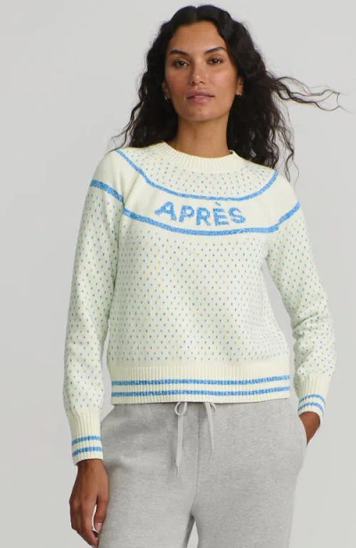 Lands' End Drifter Raglan Sleeve Easy Fit Sweater In Bright Cerulean Apres