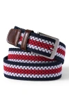 Lands' End Elastic Braid Belt In Multi