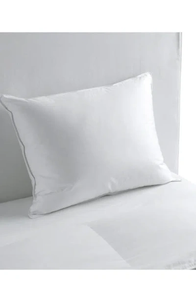 Lands' End Elite Down Medium Bed Pillow In White