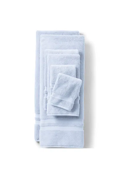 Lands' End Essential Cotton 6-piece Bath Towel Set In Blue