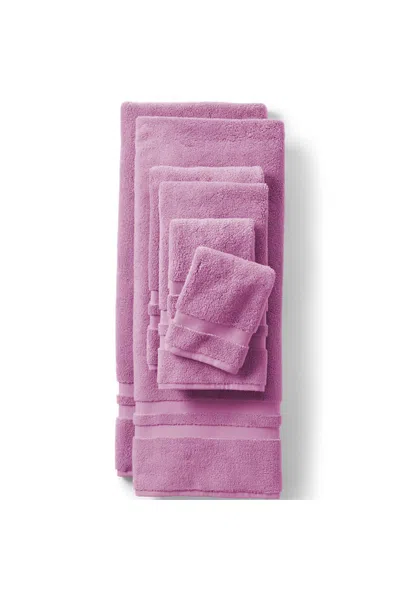 Lands' End Essential Cotton 6-piece Bath Towel Set In Pink