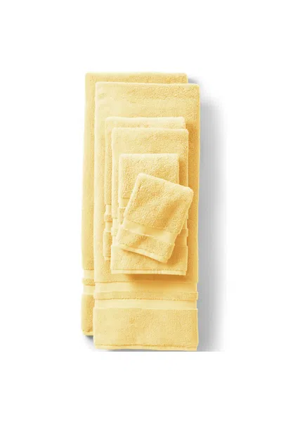 Lands' End Essential Cotton 6-piece Bath Towel Set In Yellow