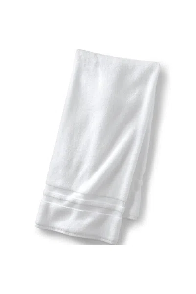 Lands' End Essential Cotton Bath Sheet In White