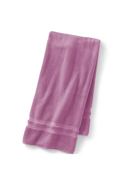 Lands' End Essential Cotton Bath Towel In Pink