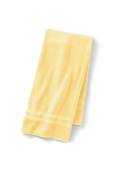 Lands' End Essential Cotton Bath Towel In Yellow