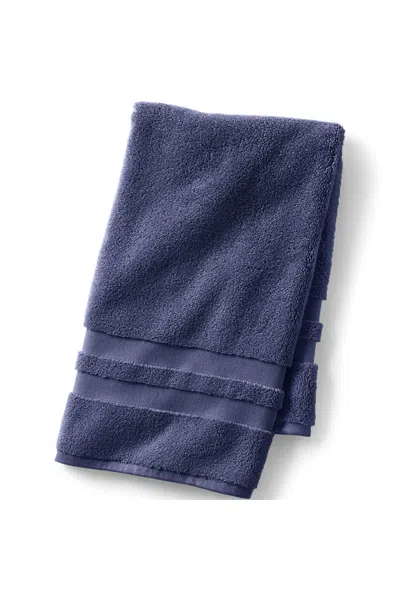 Lands' End Essential Cotton Hand Towel In Blue