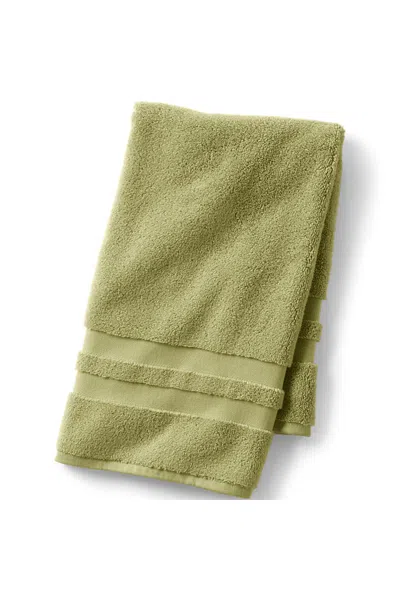 Lands' End Essential Cotton Hand Towel In Green