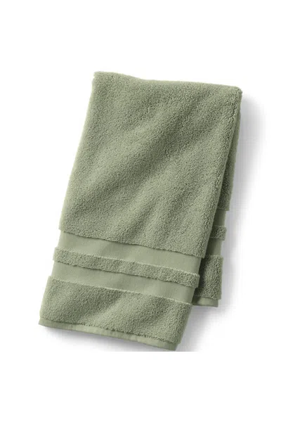 Lands' End Essential Cotton Hand Towel In Green