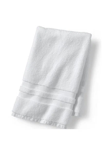 Lands' End Essential Cotton Hand Towel In White