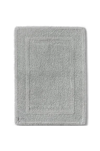 Lands' End Essential Cotton Reversible Rug 20x33 In Gray