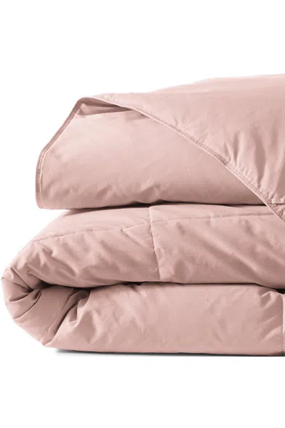 Lands' End Essential Pureloft Box Comforter In Pink