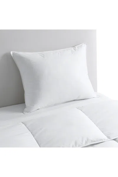 Lands' End Essential Pureloft Medium Bed Pillow In White