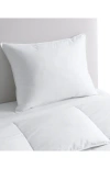 Lands' End Essential Pureloft Medium Bed Pillow In White