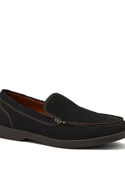 Lands' End Essential Suede Loafers In Brown