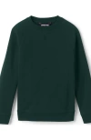 Lands' End School Uniform Kids Crew Sweatshirt In Evergreen