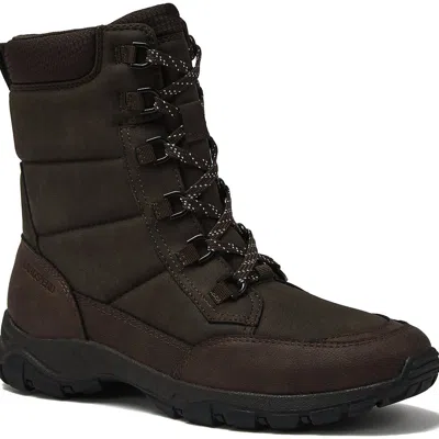 Lands' End Expedition Trail Waterproof Lace Up Snow Boots In Brown