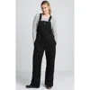 Lands' End Expedition Waterproof Insulated Snow Bibs In Black