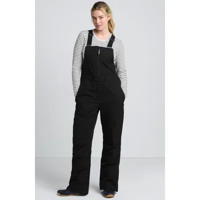 Lands' End Expedition Waterproof Insulated Snow Bibs In Black