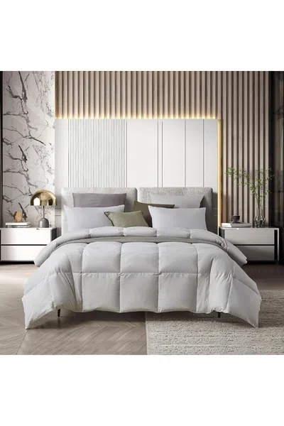 Lands' End Farm To Home Organic Cotton 233 Thread Count All Season Warmth Feather And Down Comforter In White