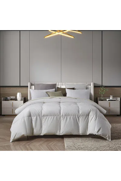 Lands' End Farm To Home Organic Cotton Premium White Down Comforter