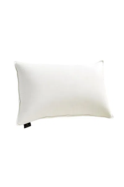 Lands' End Farm To Home Organic Cotton Premium White Down Pillow
