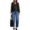 Lands' End Faux Leather Bucket Bag In Black
