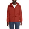 Lands' End Featherfree Insulated Hooded Jacket In Brown