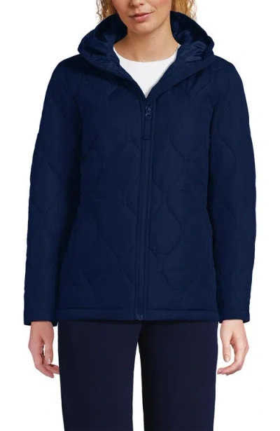 Lands' End Featherfree Insulated Jacket In Black