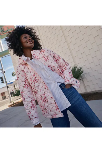 Lands' End Featherfree Insulated Jacket In Pink