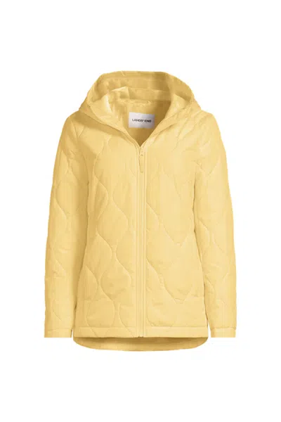 Lands' End Featherfree Quilted Insulated Jacket In Yellow