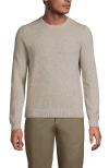 Lands' End Fine Gauge Cashmere Sweater In Gray