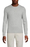 Lands' End Fine Gauge Cashmere Sweater In Misty Gray Heather