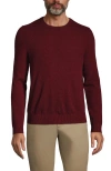 Lands' End Fine Gauge Cashmere Sweater In Mulled Wine Heather