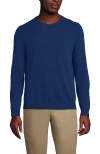 Lands' End Fine Gauge Cashmere Sweater In Northern Sky Heather