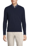 Lands' End Fine Gauge Cashmere V-neck Sweater
