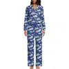 Lands' End Flannel 2 Piece Pajama Set In Multi