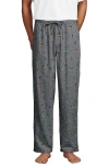 Lands' End Flannel Pajama Pants In Gray