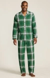 Lands' End Flannel Pajama Set In Multi