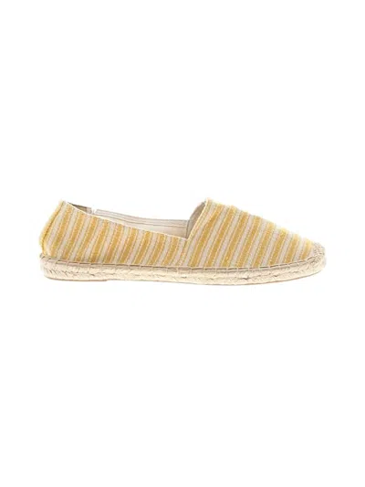 Pre-owned Lands' End Flats In Yellow