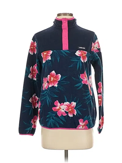 Pre-owned Lands' End Fleece Jacket In Blue