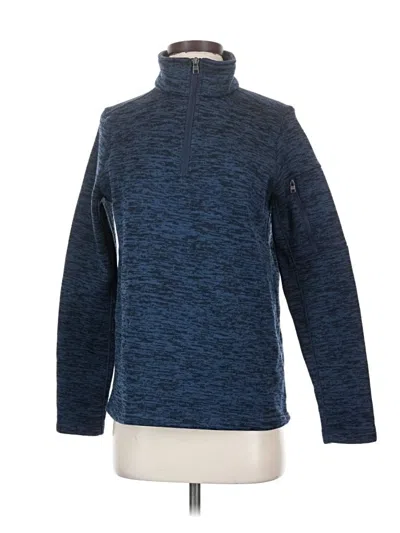 Pre-owned Lands' End Fleece Jacket In Blue