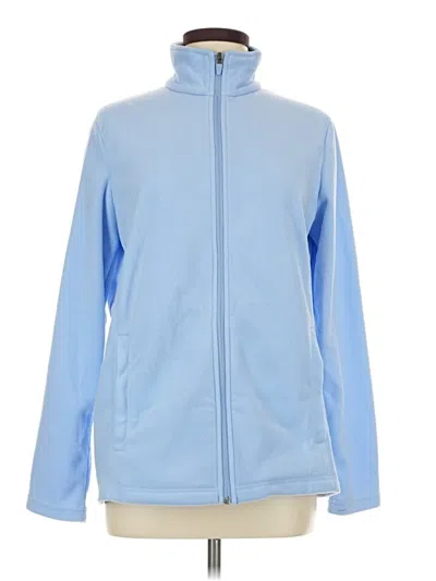 Pre-owned Lands' End Fleece Jacket In Blue