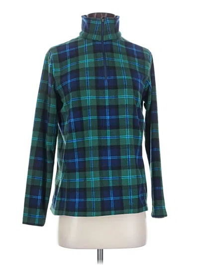 Pre-owned Lands' End Fleece Jacket In Blue