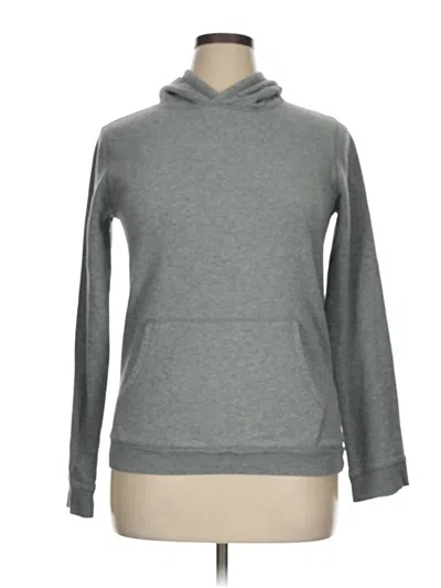 Pre-owned Lands' End Fleece Jacket In Gray